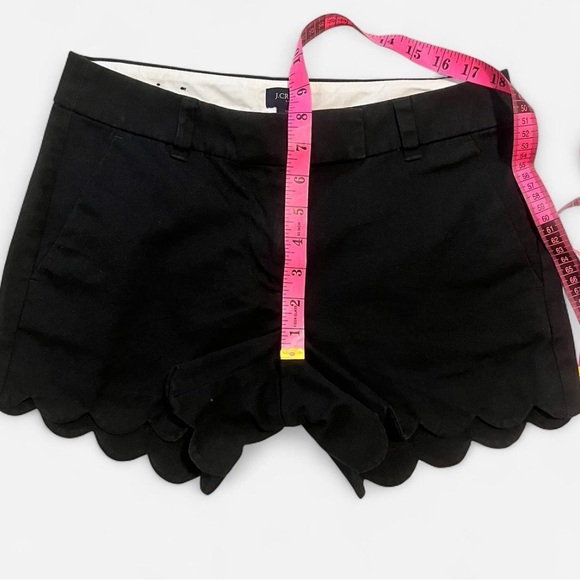 J. Crew Scalloped Chino Shorts Mid Rise Preppy Old Money Classic Summer Cotton - Picture 3 of 7